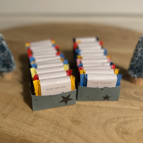 DIY | Adventskalender- Schokoladentafeln