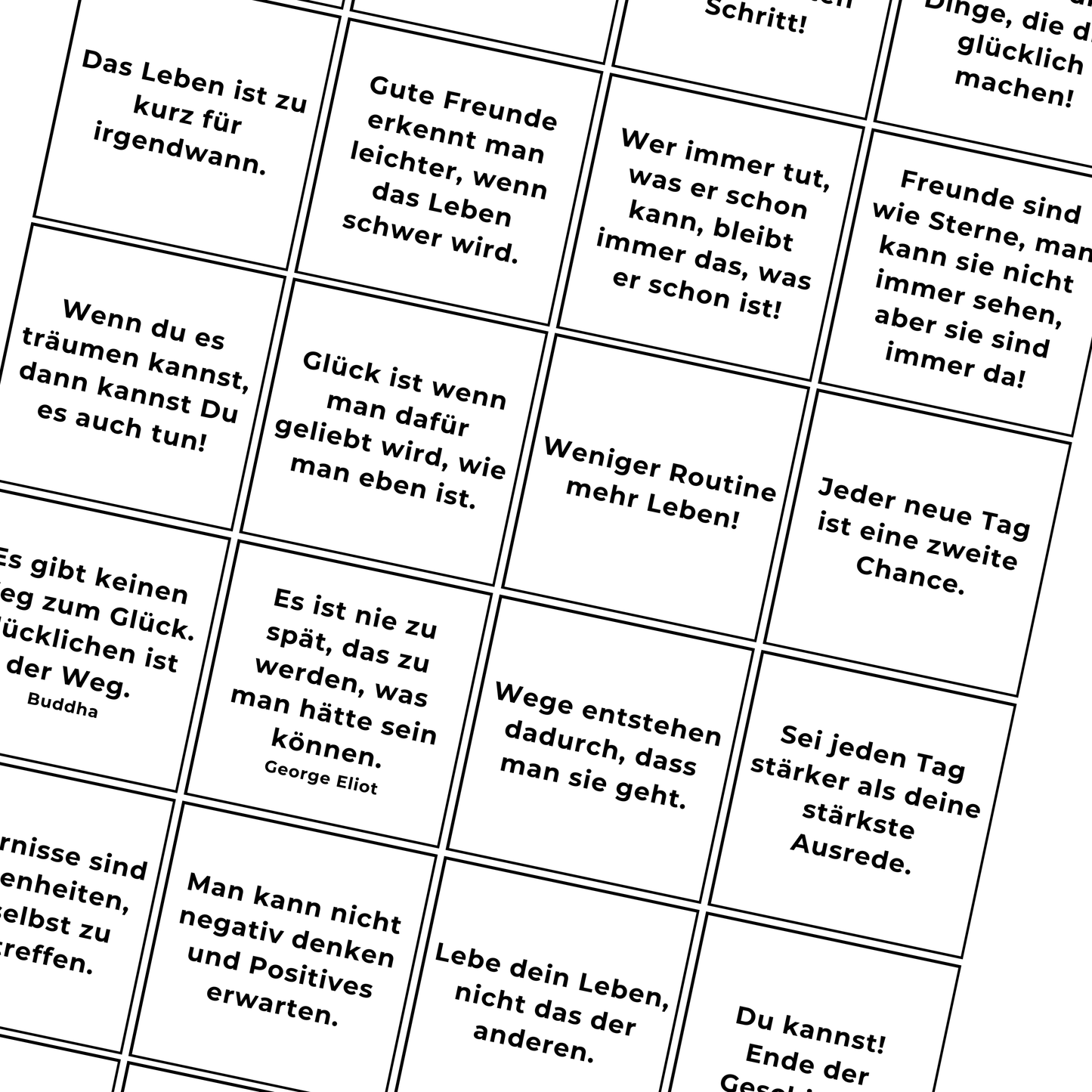 DIY | Adventskalender - Glas mit Botschaften