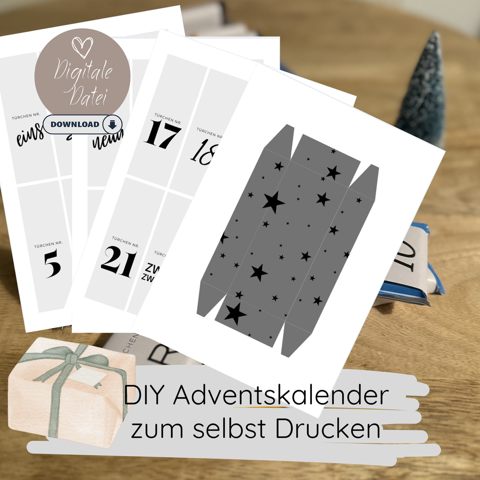 DIY | Adventskalender- Schokoladentafeln