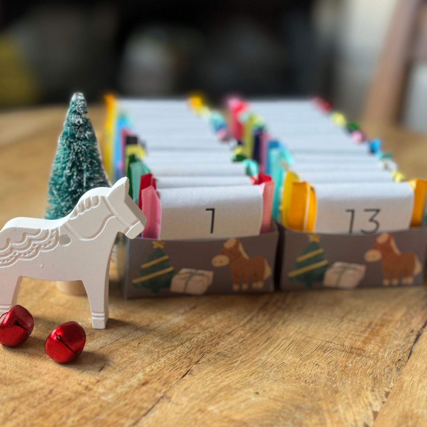 DIY | Adventskalender- Schokoladentafeln - Pferde Edition