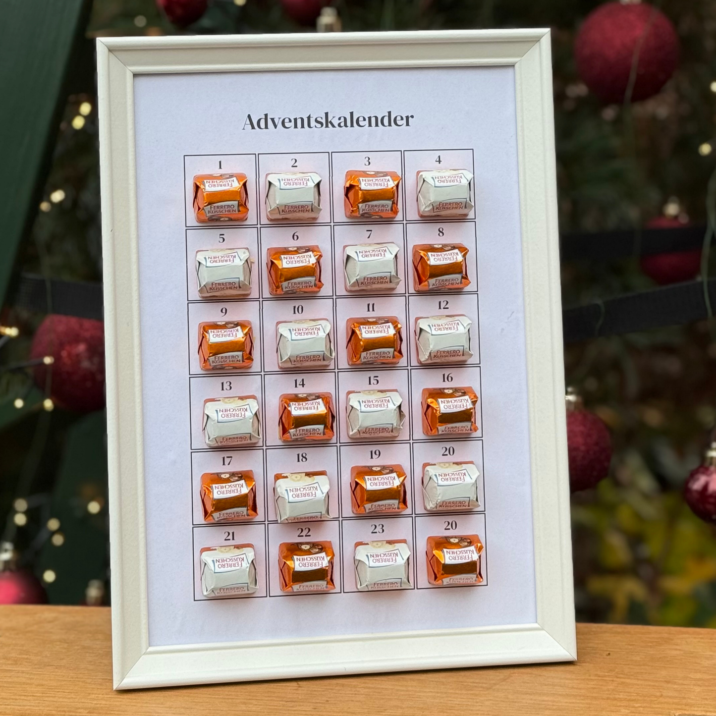 DIY | Adventskalender - Komplimente für Schokopralinen