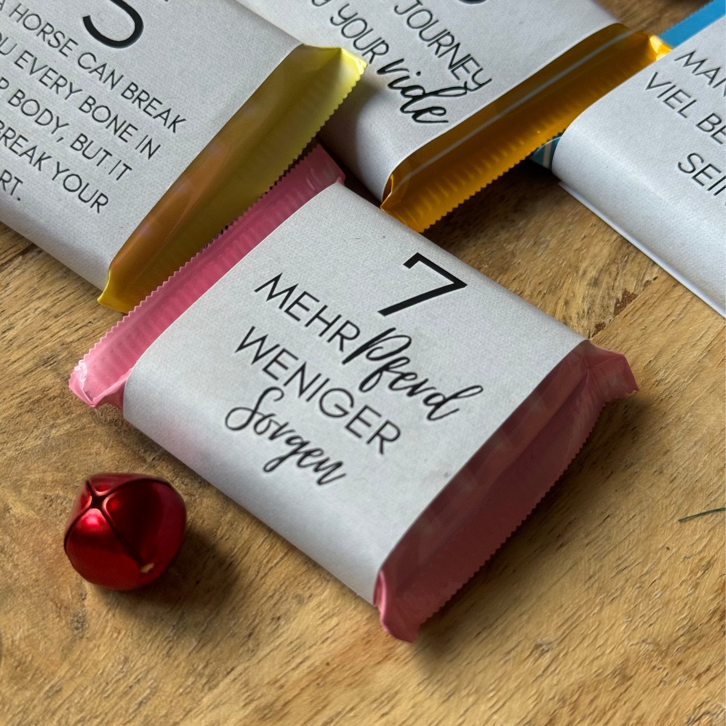 DIY | Adventskalender- Schokoladentafeln - Pferde Edition