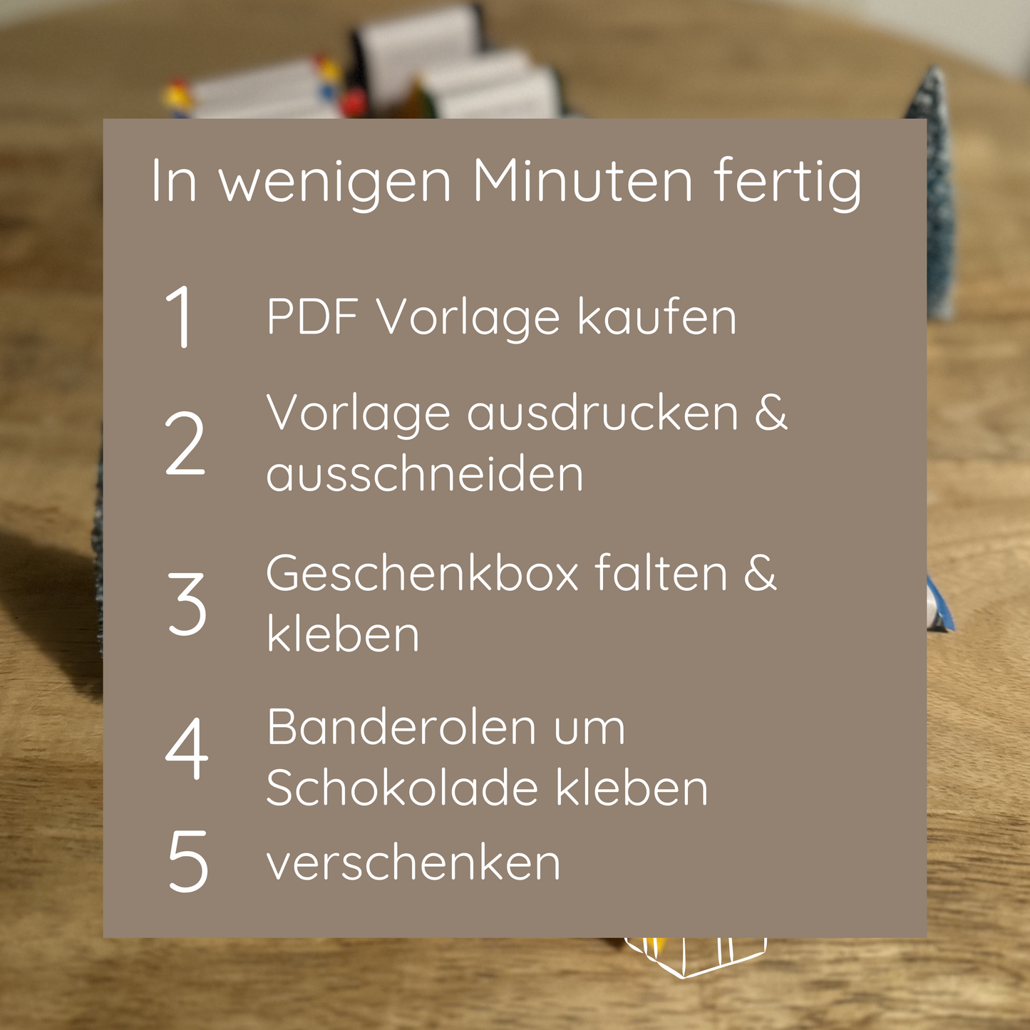 DIY | Adventskalender- Schokoladentafeln - Pferde Edition